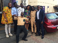 Amanda Jissih, Akoo Nana and others at the studios of Multi Media