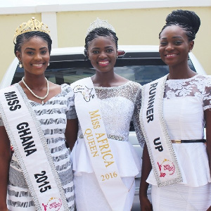 Miss Ghana 2015,  Miss Ghana first runner up and  Miss Africa