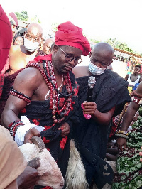 Togbe Agbefle is the newly outdoored Asafofiaga of the Fodome Traditional Area