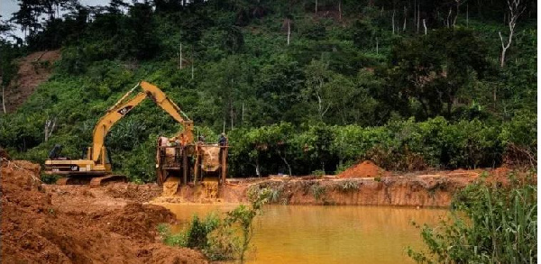 File Photo [Galamsey site]