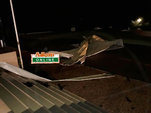 A severe rainstorm Tuesday night has wrecked havoc in Parliament House