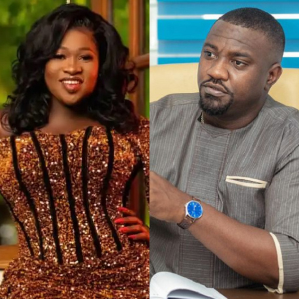 Sista Afia roots for John Dumelo