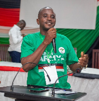 Alhaji Mustapha Iddrisu speaking at the NDC 's capacity building conference