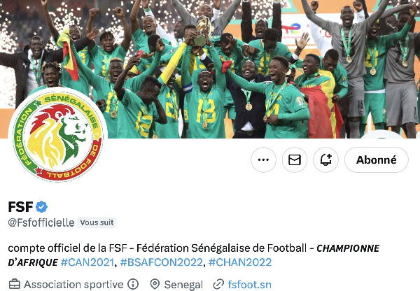 Senegal currently hold AFCON, CHAN and Beach Soccer trophies