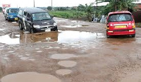 Many accidents in the country are attributed to deplorable roads