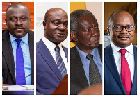 Collage photo of some notable replacements incase Ken Ofori-Atta is fired or resigns