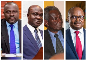 Collage photo of some notable replacements incase Ken Ofori-Atta is fired or resigns