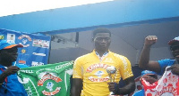 Samuel Anim and a national top cyclist