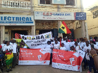 Some Ghanaians in Gambia during the 62nd Independence Day celebration