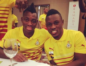 Majeed Waris And Christian Atsu In Black Stars