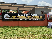 The newly built community center