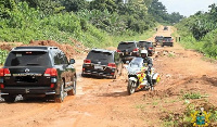 File Photo: A deplorable road