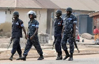 Some police personnel on patrol duties (File photo)