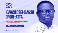 Kwasi Osei-Danso Ofori-Atta, Eastern Region NPP Assistant Secretary hopeful