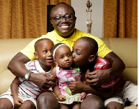 Bola Ray has kept the identities of his lovely kids under wraps until this image surfaced