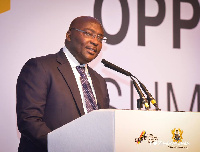 Dr. Mahamudu Bawumia speaking at Ghana Investment and Opportunities Summit 2018 in London