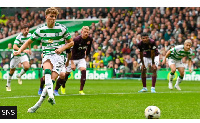 Arne Engels marked his first Celtic start with his first goal for the club