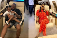 Davido with Sofia and Imade