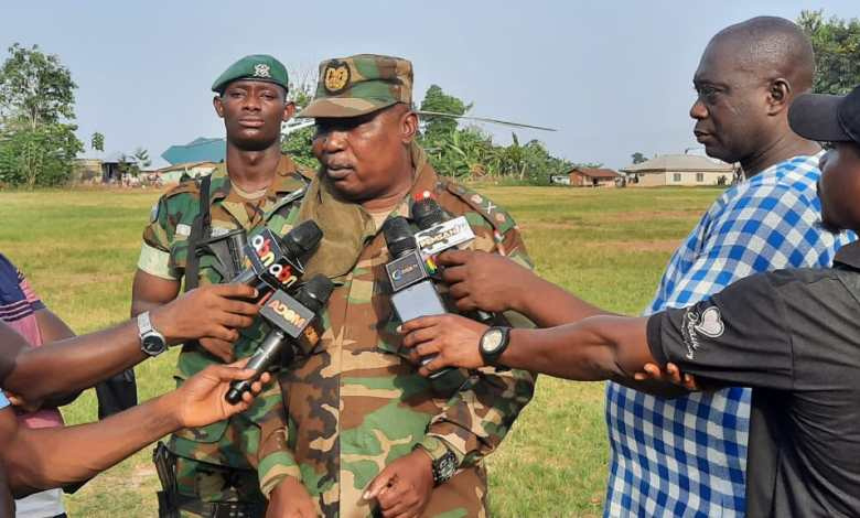 Soldiers have been drafted into the anti-galamsey fight | File photo