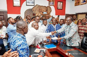 FILE Mr Kyerematen Right Submitting His Forms