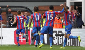 Jeffrey Schlupp's teammate Wilfred Zaha scored the winning goal