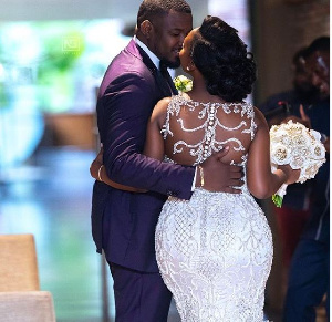 John Dumelo and  wife