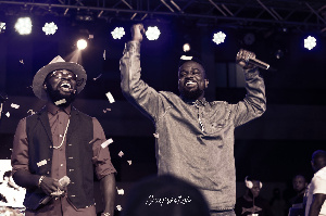 Sarkodie and M.anifest squashed their beef at last year