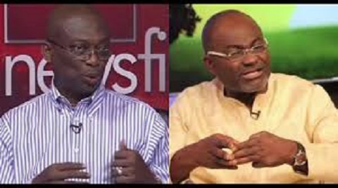 Kweku Baako (L) and Ken Agyapong (R)