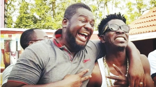 Shatta Wale and former manager Bulldog