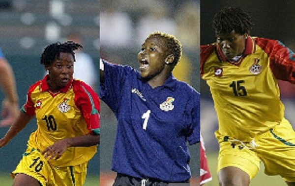 A photo of some Ghanaian female legendary players