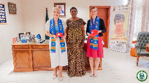 She called on her at the Accra City Hall to formally introduce herself to the city