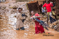 The fishermen at work