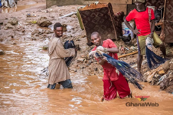 The fishermen at work