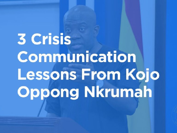 Kojo Oppong Nkrumah is Ghana's Information Minister