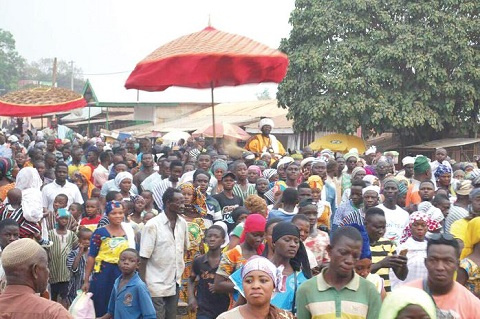 The Damba festival is celebrated by the chiefs and peoples of the Northern, Savanna, North East, etc