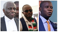 A photo of some Ghanaian politicians who have been in jail