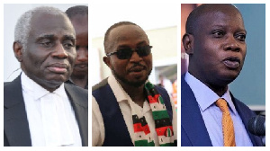 A photo of some Ghanaian politicians who have been in jail