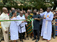 Dignitaries at the sod cutting ceremony