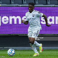 Isaac Nuhu was playing his first game since picking up an injury against Beerschot on December