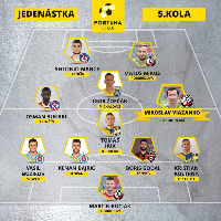 The midfielder made it to the Team of the Week as a left winger after the weekend's round of matches