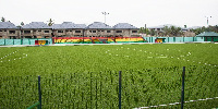 Newly constructed Astro-turf pitch at Kibi