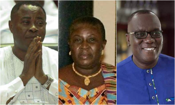 Rev. Boakye, Theresa Kufuor and Sir John