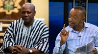 Former President, John Dramani Mahama and Rev Owusu Bempah