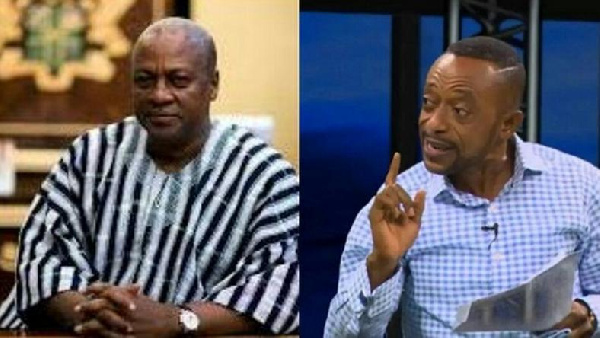 Former President, John Dramani Mahama and Rev Owusu Bempah