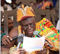 Awulea Attribrukusu III, Paramount Chief of Lower Axim in the Nzema East Municipality