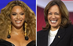 Beyonce and Kamala Harris