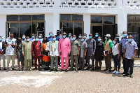 Parliamentary Select Committee on Poverty Reduction Strategy members in a group photograph