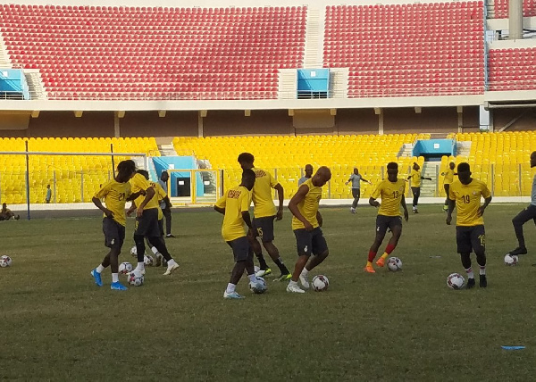 Ghana have wrapped up training for the Sao Tome encounter