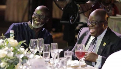 Gabby Otchere-Darko and President Akufo-Addo