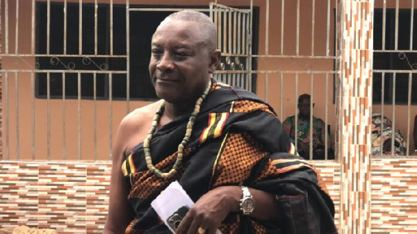 Newly elected President of Oti regional house of chiefs